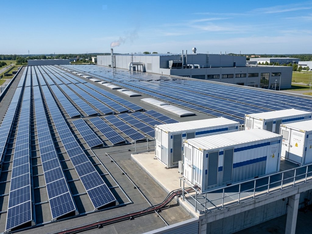 Energia e risparmio energetico - Fotovoltaico industriale 4:3